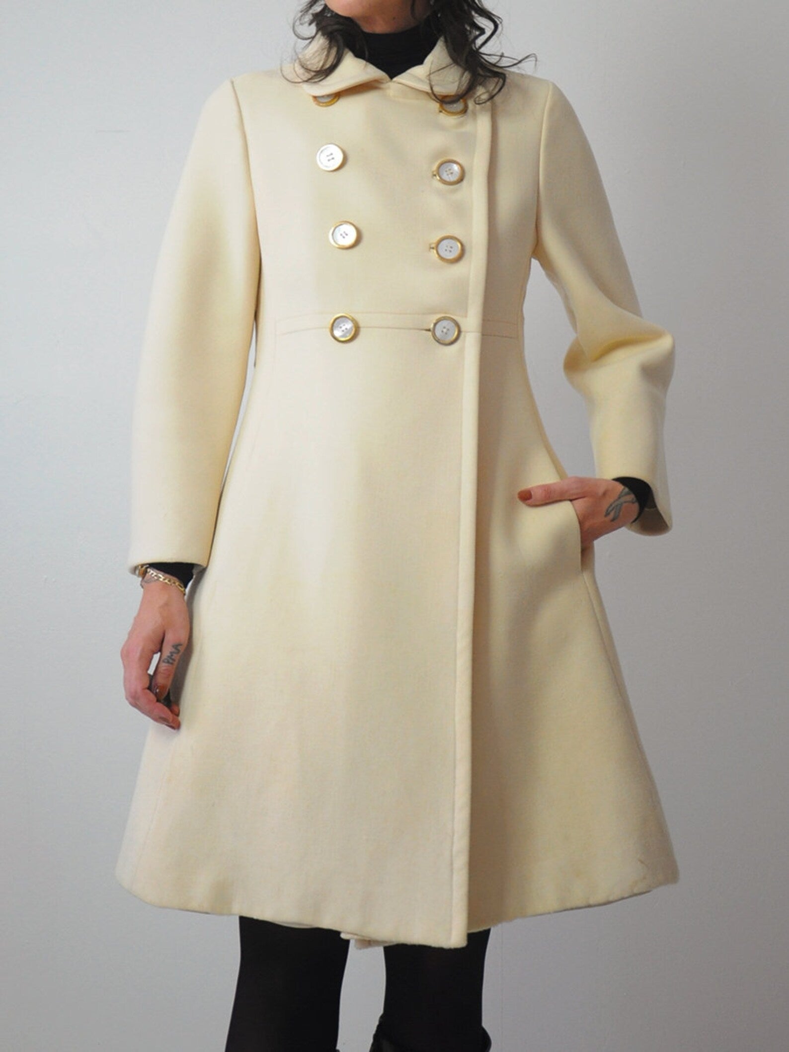 1960's Helena Wool Swing Coat