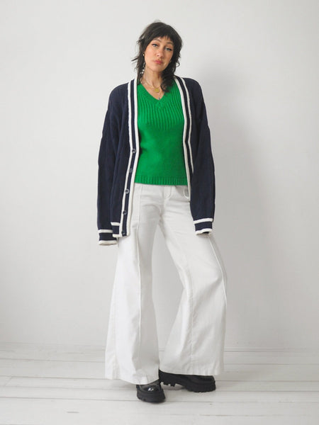 1980's Izod Tennis Cardigan