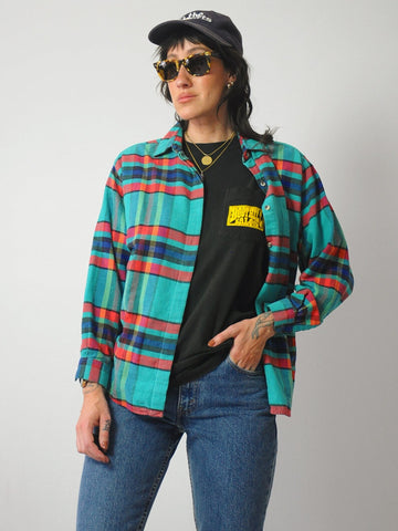 Diane von Furstenberg Plaid Flannel