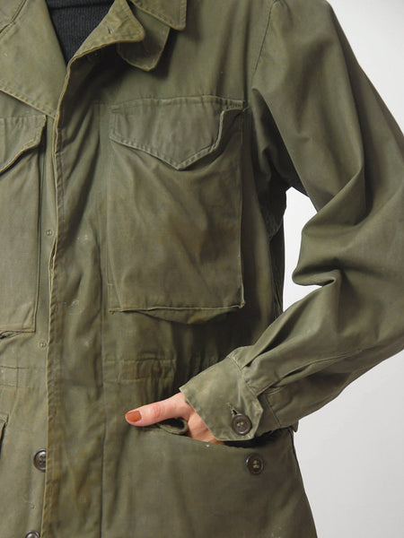 1960's Olive Military Field Parka