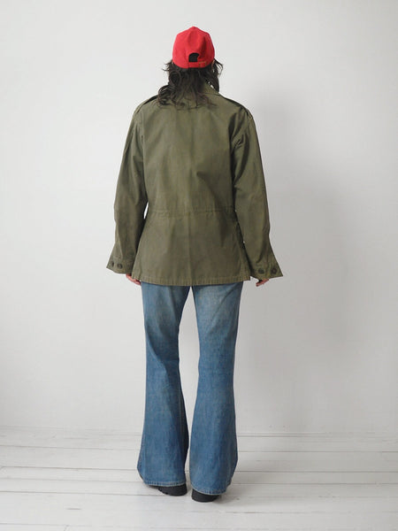1960's Olive Military Field Parka