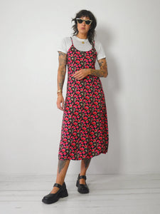 90's Poppy Strappy Sundress