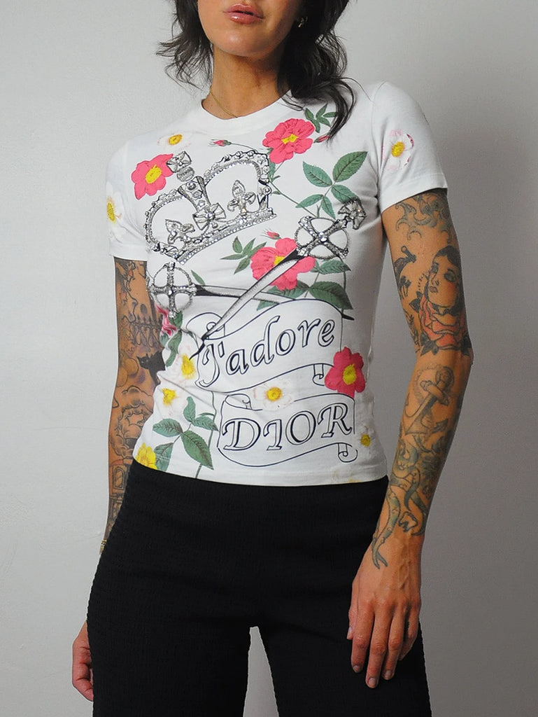 J'adore Dior Christian Dior T-shirt – NOIROHIO VINTAGE J'adore Dior Christian Dior T-shirt – NOIROHIO VINTAGE