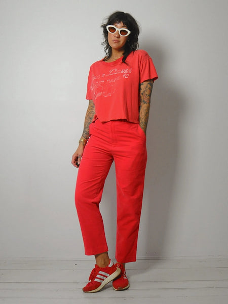 Cherry Ralph Lauren Corduroy Trousers