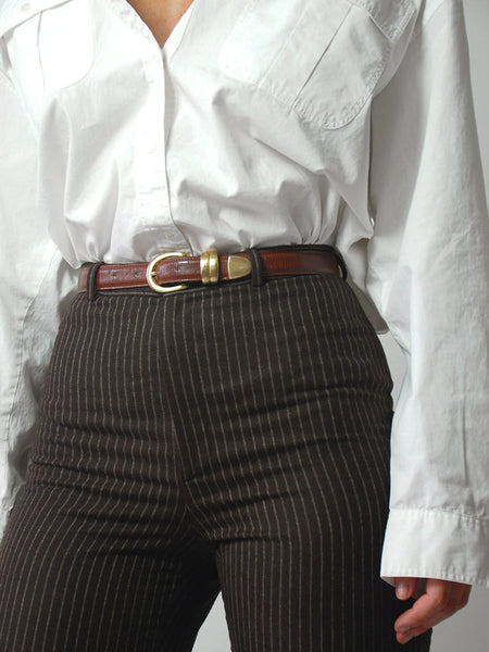 Wool Pinstriped Ralph Lauren Trousers 27x29.5