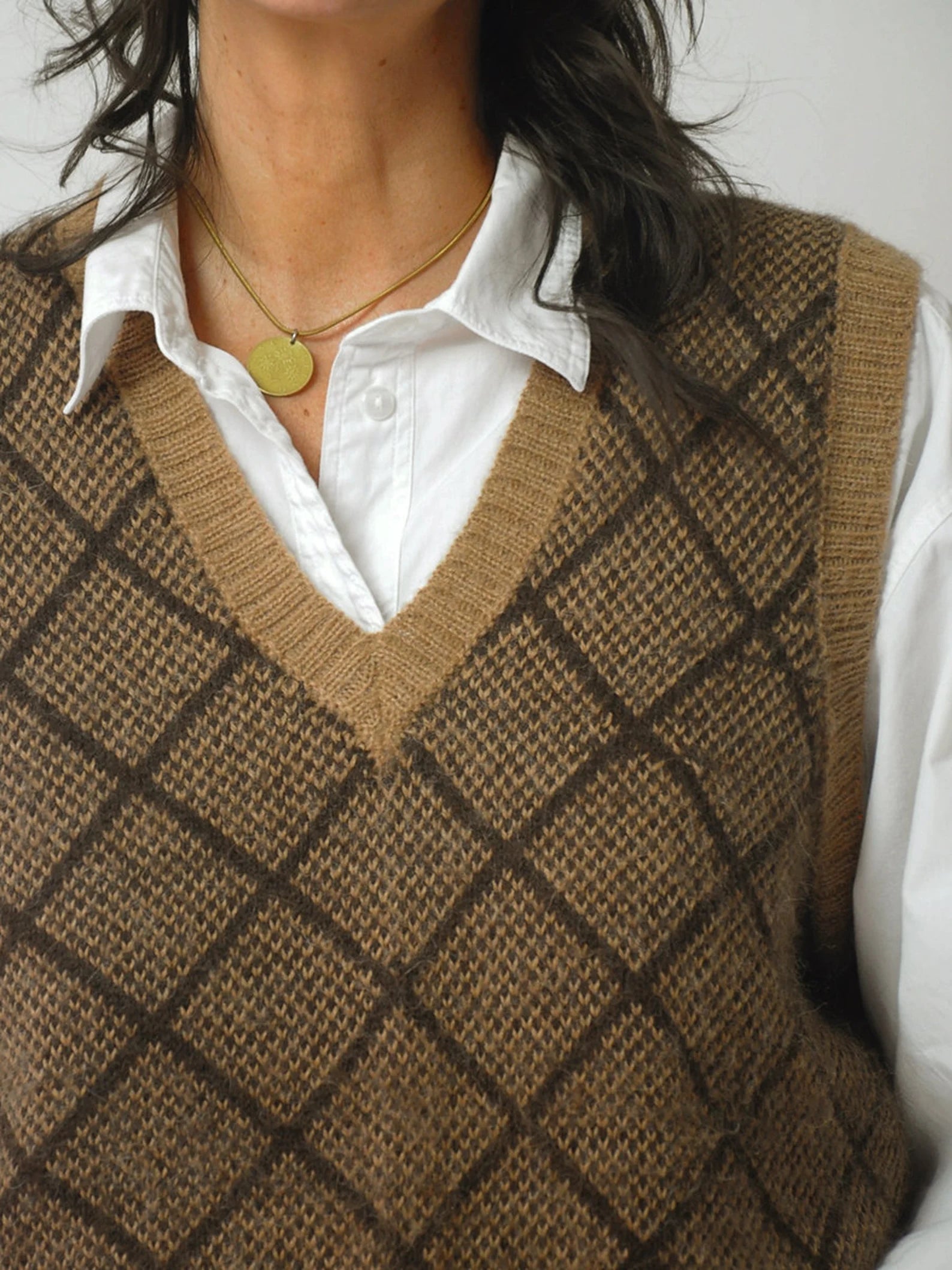 1970's Alpaca Menswear Sweater Vest