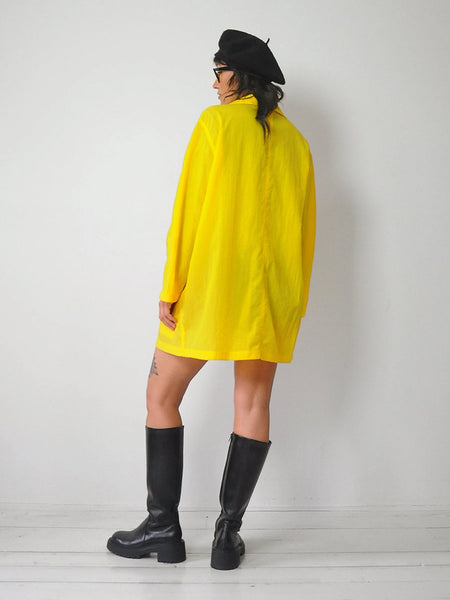 1980's Yellow Spring Rain Jacket