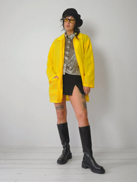 1980's Yellow Spring Rain Jacket