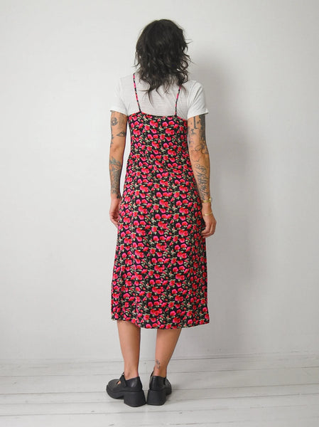 90's Poppy Strappy Sundress