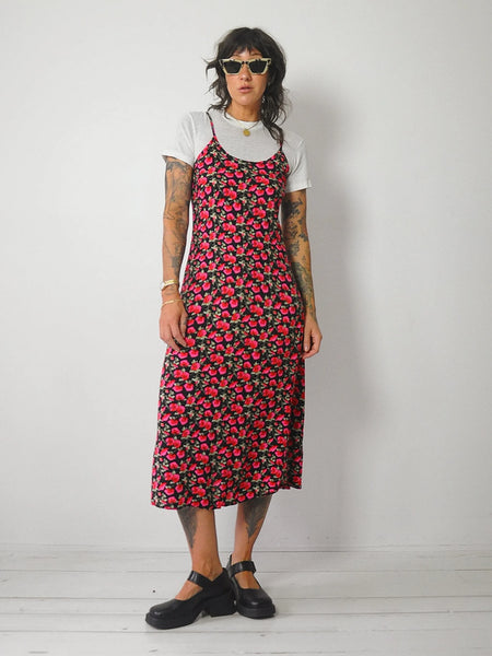 90's Poppy Strappy Sundress