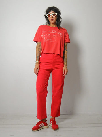 Cherry Ralph Lauren Corduroy Trousers