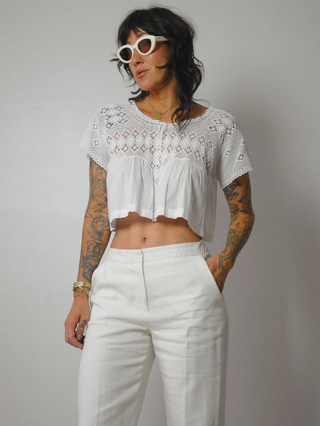 Loretta Crochet Crop Top