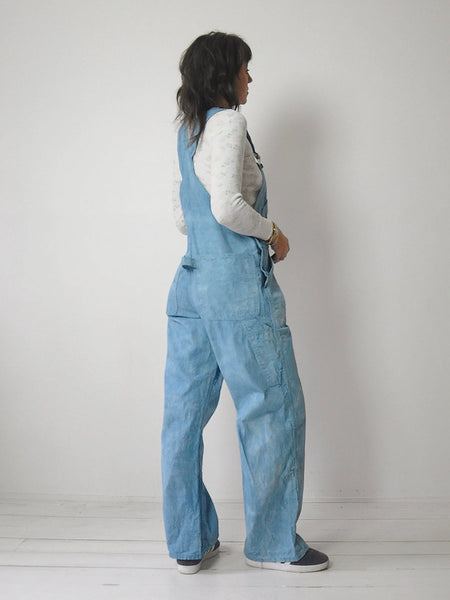 1950's Indigo Dyed Painter Overalls