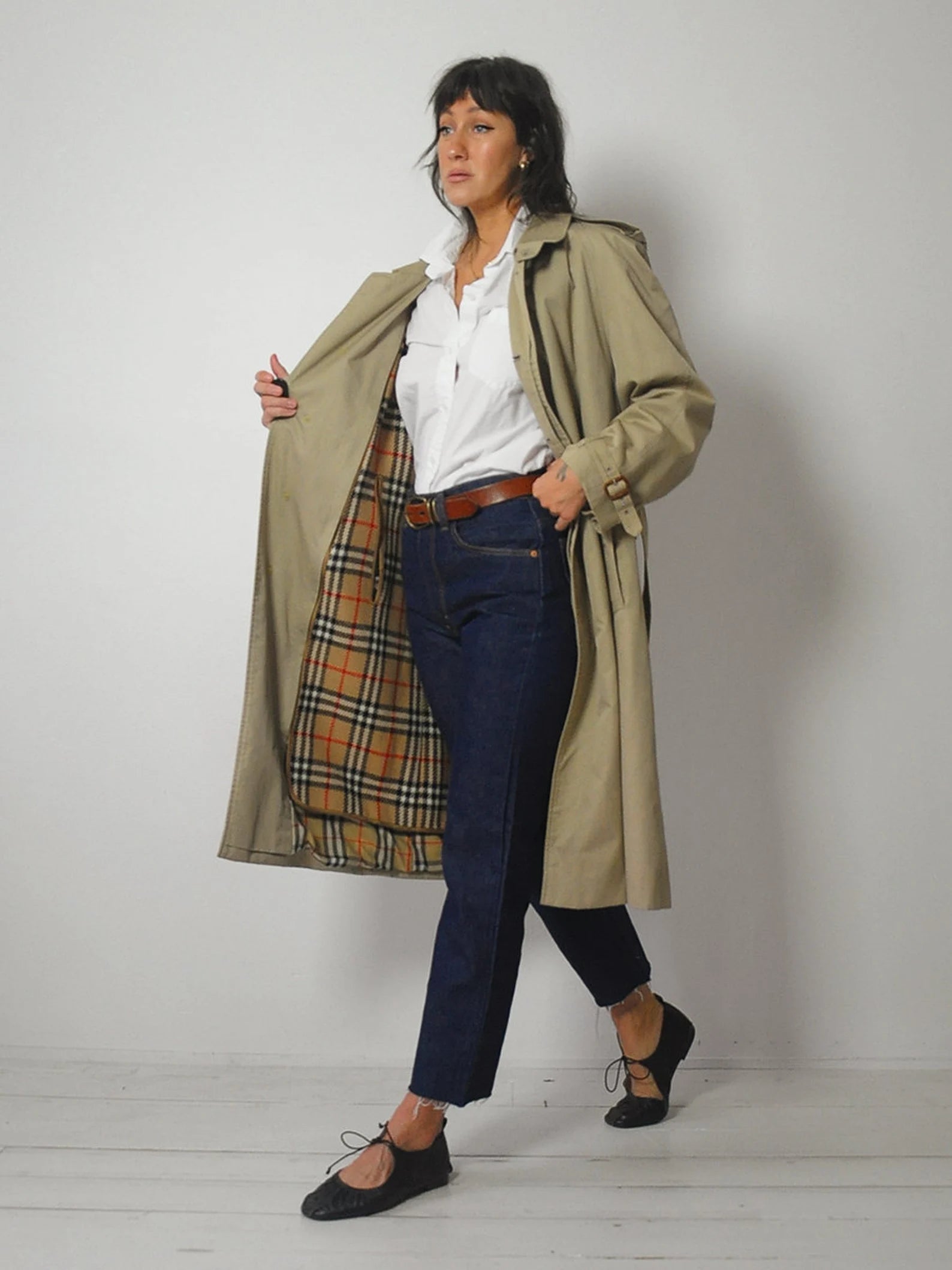 1970's Burberry Nova Check Trench Coat – NOIROHIO VINTAGE