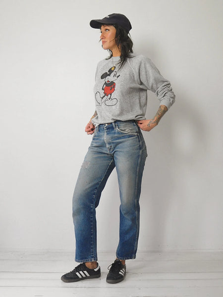 1980's Tri-Blend Mickey Crewneck