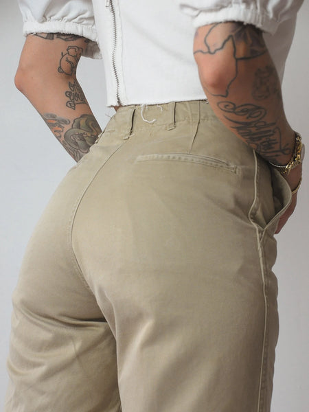 1940's Khaki Military Pants (2 pairs)