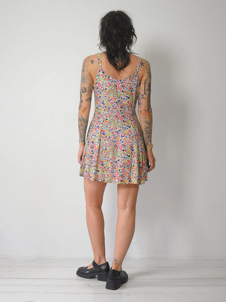 90's Floral Mini Sundress