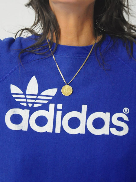 1980's Adidas Trefoil Sweatshirt