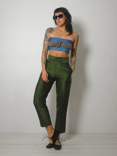 1950's Paisley Crop Bralette Top