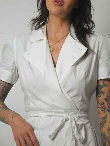 WWII Magicoat Nurse Wrap Dress