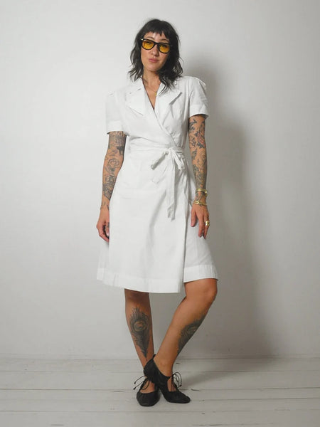 WWII Magicoat Nurse Wrap Dress