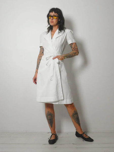 WWII Magicoat Nurse Wrap Dress