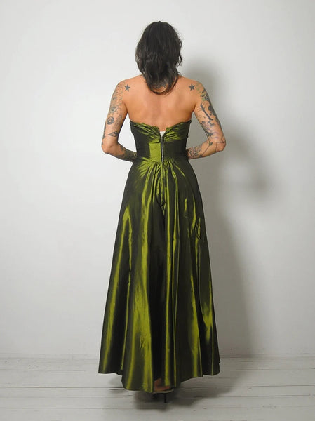 1950's Fred Perlberg Ruched Gown