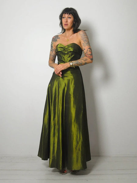 1950's Fred Perlberg Ruched Gown