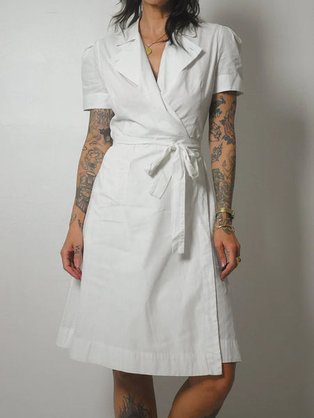 WWII Magicoat Nurse Wrap Dress
