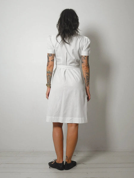 WWII Magicoat Nurse Wrap Dress
