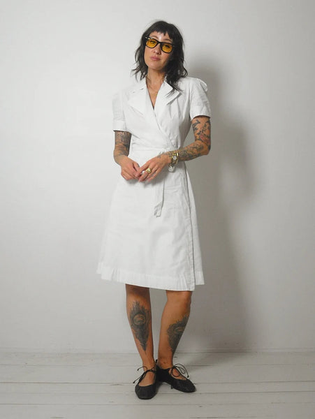 WWII Magicoat Nurse Wrap Dress