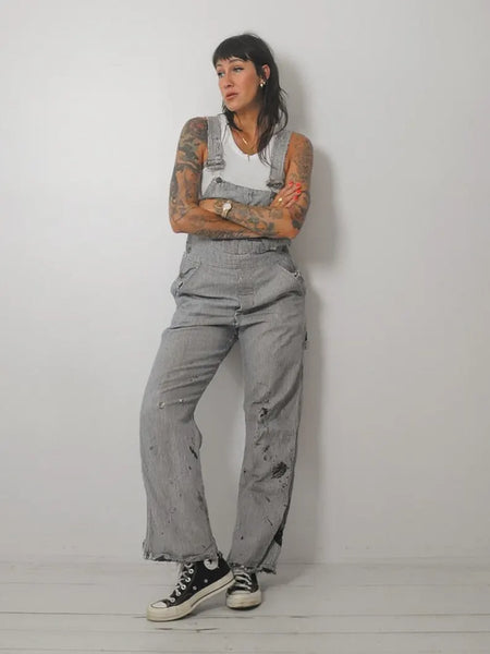 1970's Hickory Stripe OshKosh Overalls