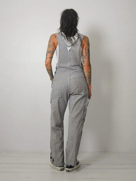1970's Hickory Stripe OshKosh Overalls