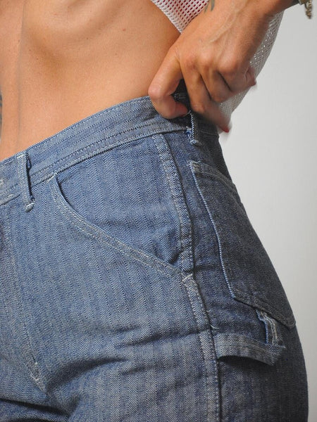 Herringbone Tweed Bulldog Shorts