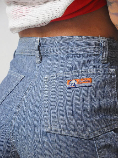 Herringbone Tweed Bulldog Shorts