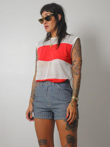Herringbone Tweed Bulldog Shorts
