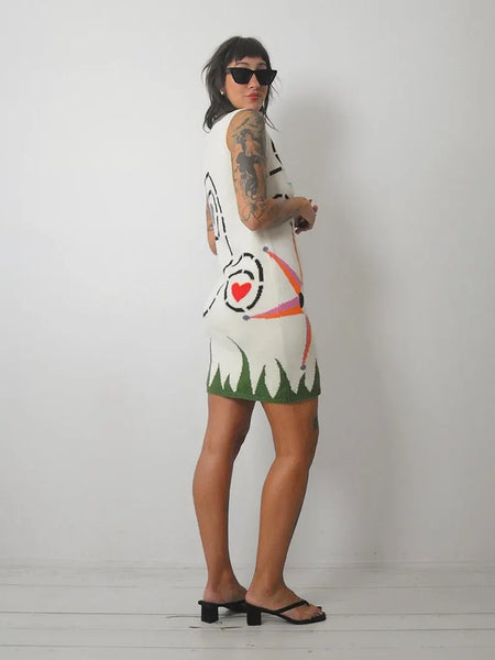 90's Pop Art Sweater Dress