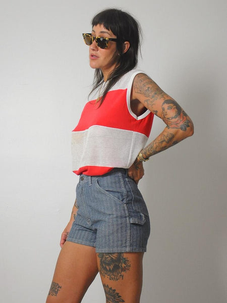 Herringbone Tweed Bulldog Shorts