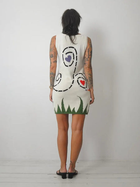 90's Pop Art Sweater Dress