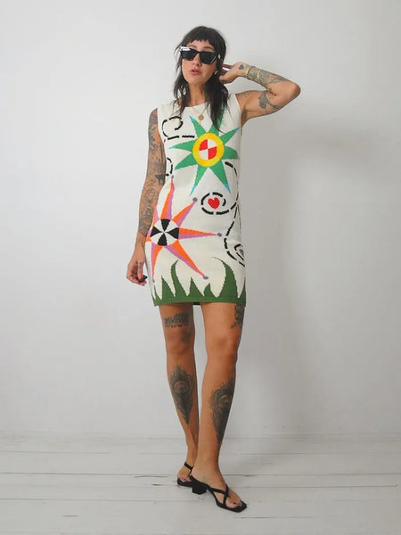 90's Pop Art Sweater Dress