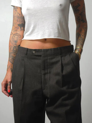 1950's Brown Menswear Trousers