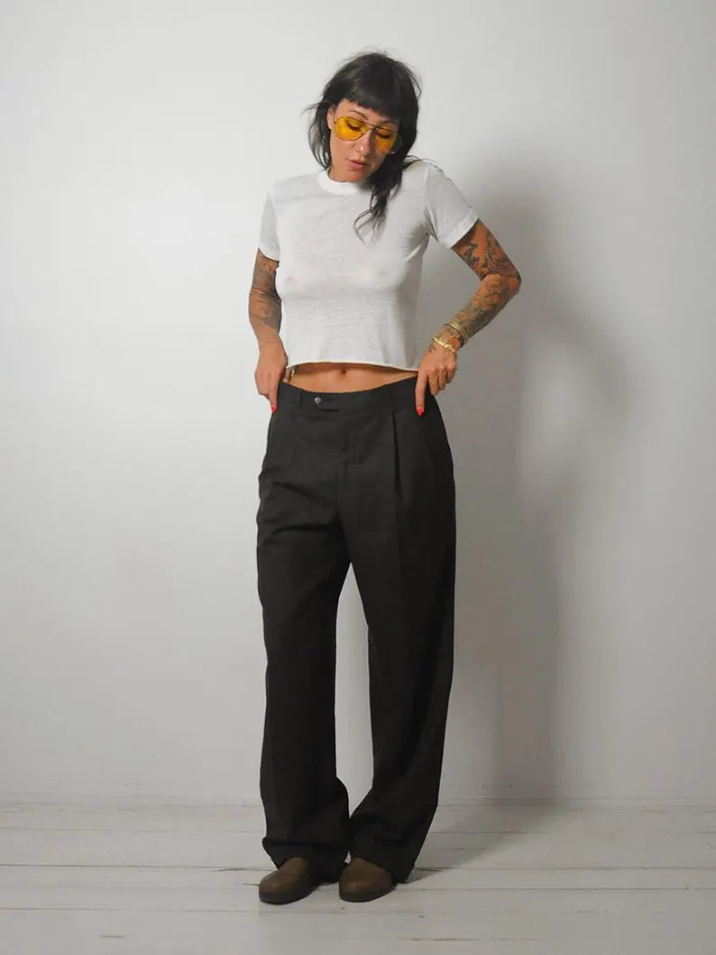 1950's Brown Menswear Trousers