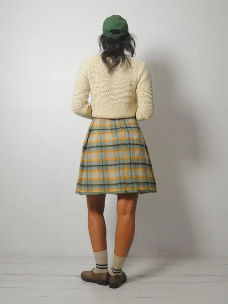 Handknit Cotton Bobble Sweater