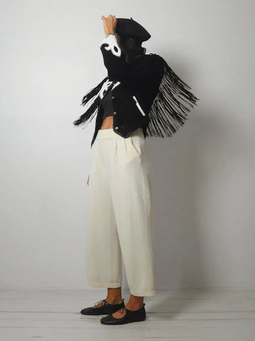 Western Studded Fringe Jacket