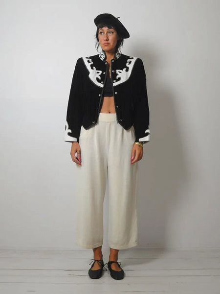 Western Studded Fringe Jacket