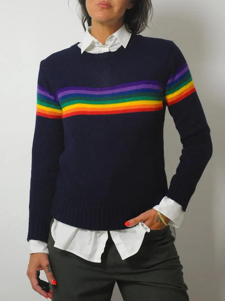 80s rainbow sweater shop