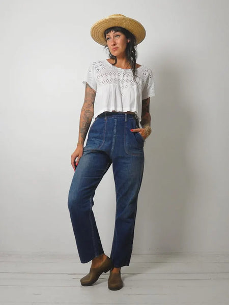 1950's Jeanies by Blue Bell Side Zips 26x28.5
