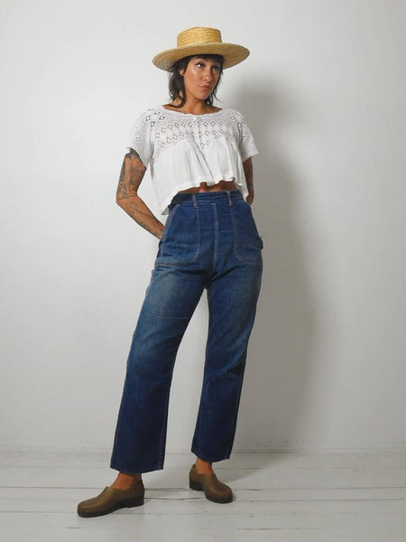 1950's Jeanies by Blue Bell Side Zips 26x28.5