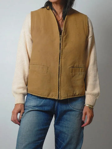 Carhartt Canvas Shearling Vest