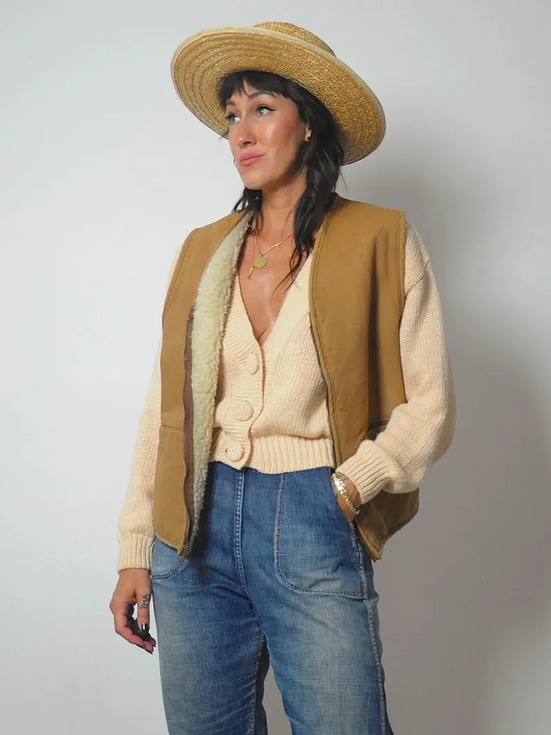 Carhartt Canvas Shearling Vest
